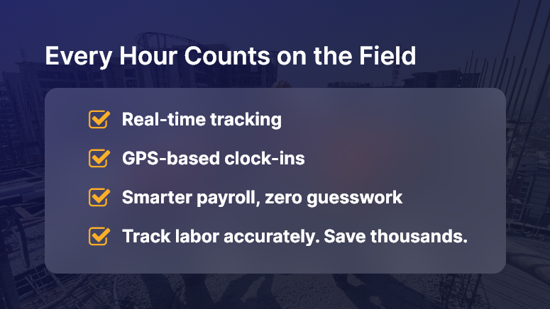 Every Hour Counts on the Field