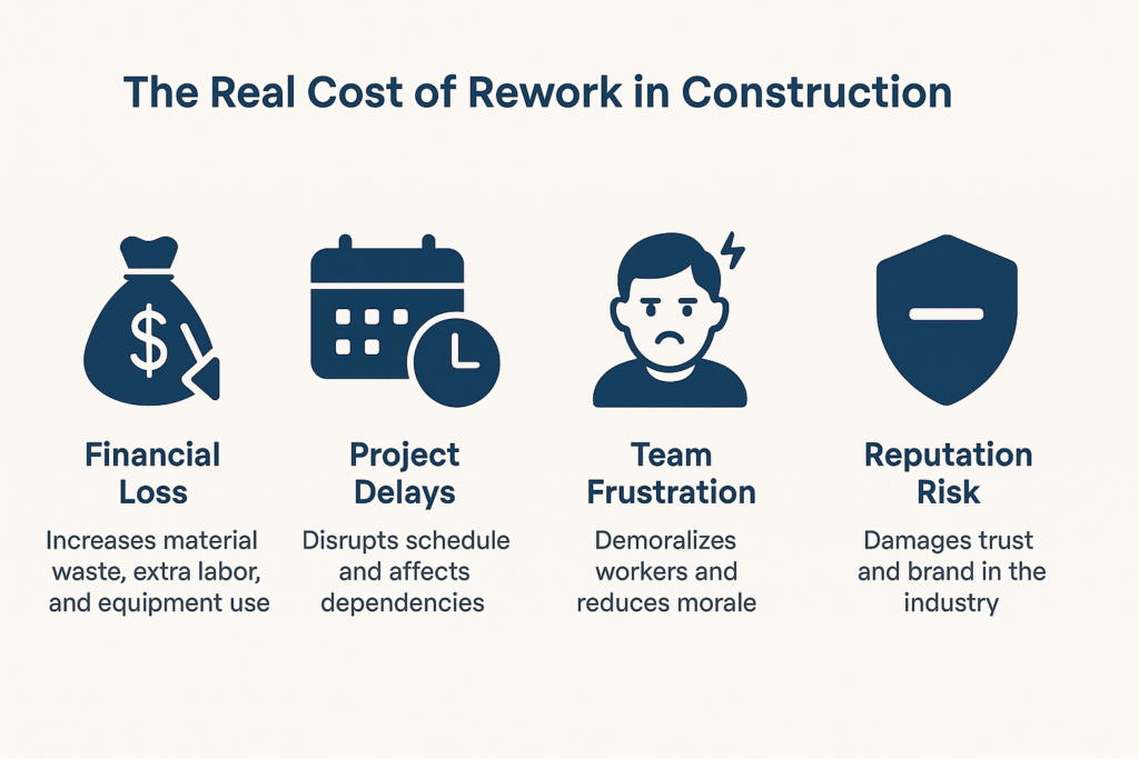 Quality Rework Ok Quality Control in Construction Reduces Rework by 40%