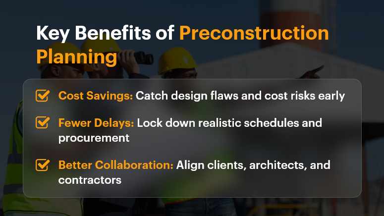 preconstruction Planning for Project Success Explained