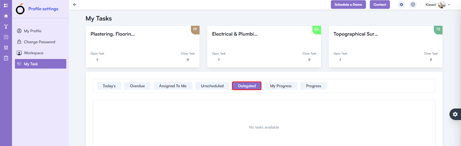 Delegated Task – 500 Error Fixed