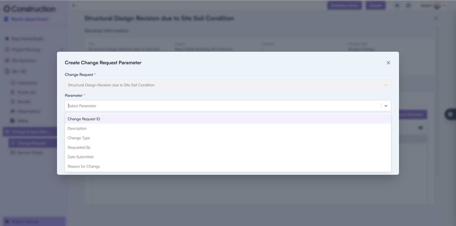 Parameter Name Visibility