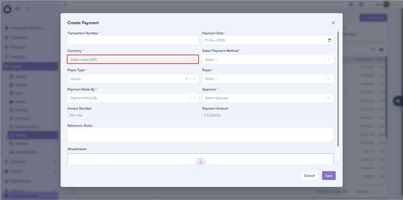 Payment Currency Retention 
