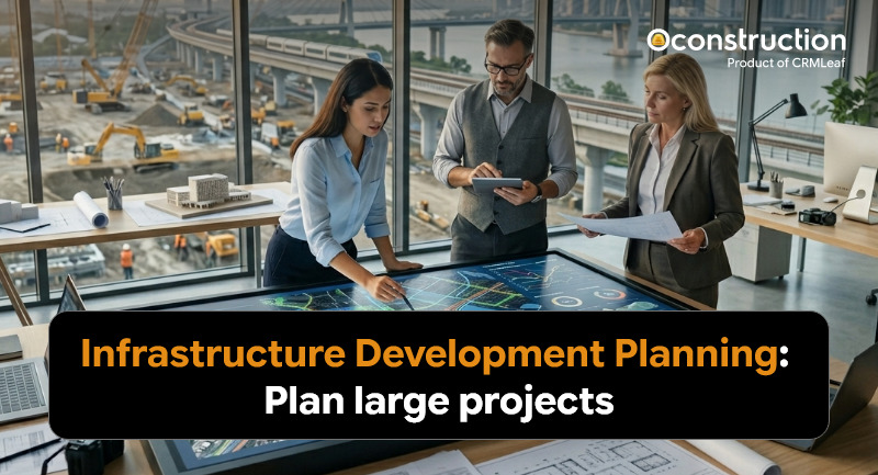 Infrastructure Development Planning: Plan large projects